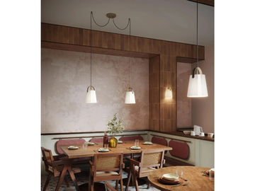BELL 287.10 - Blown glass pendant lamp by Il Fanale - view 3